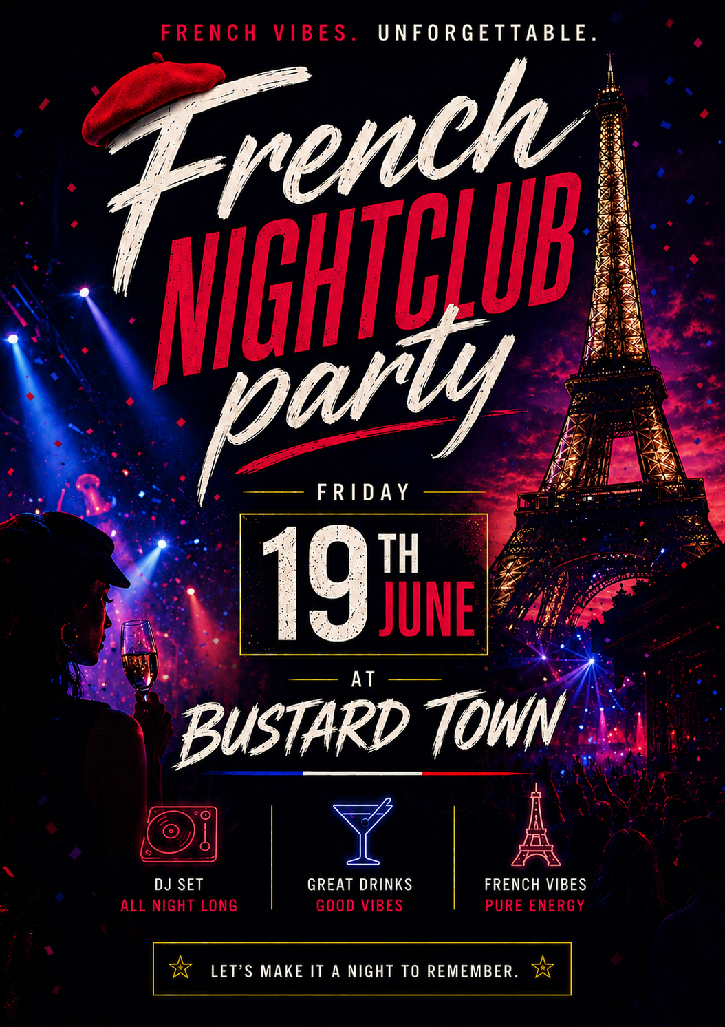 French Nightclub Party